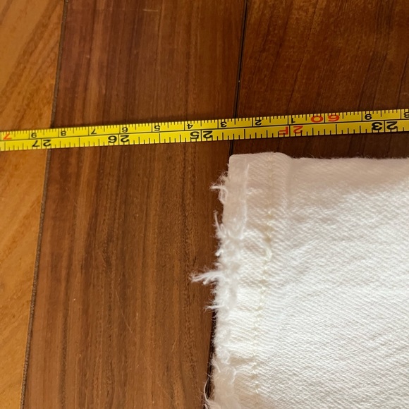 Levi ribcage straight white jeans 27 - Picture 6 of 6